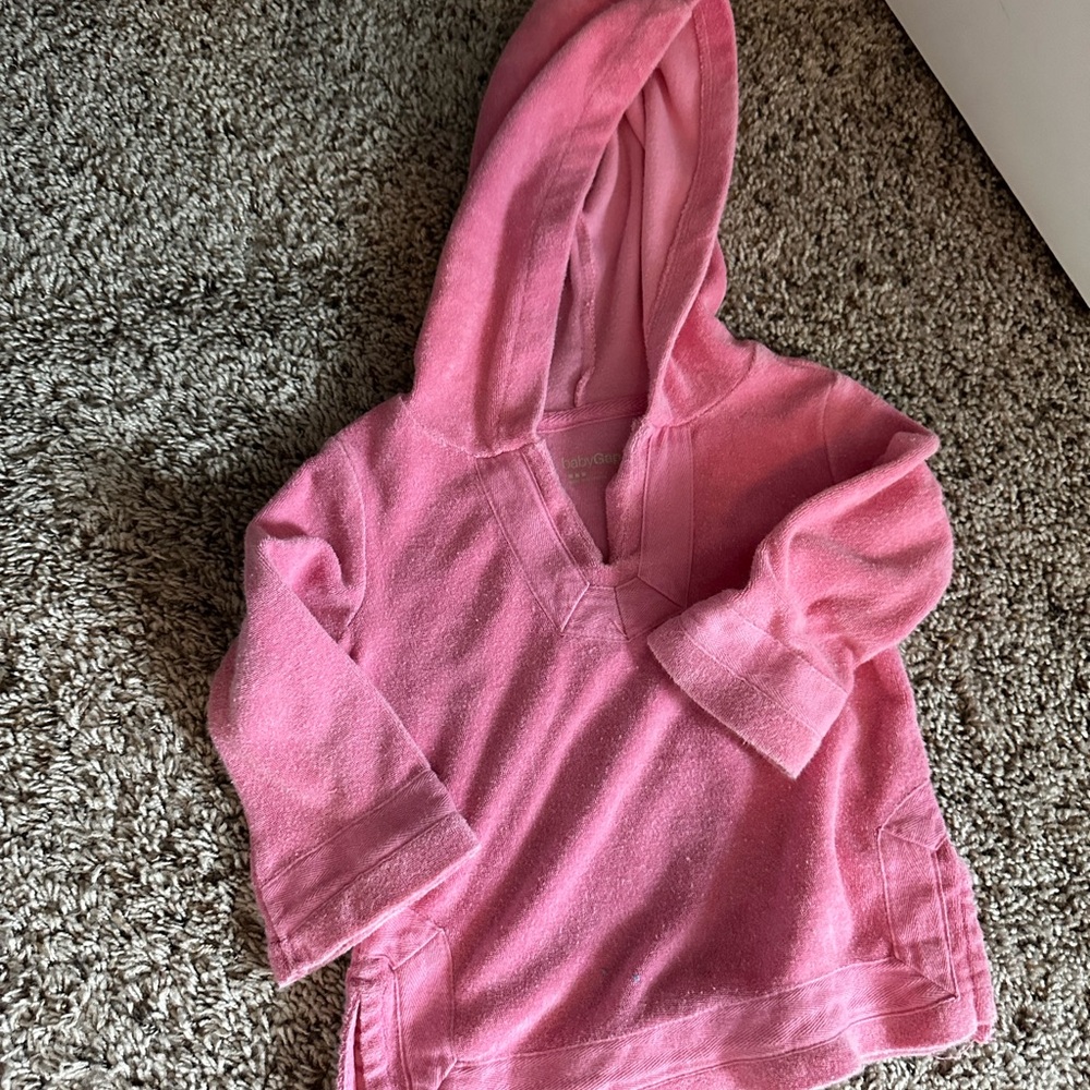 GAP Cozy Pink Kids Swim Cover Up